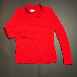 Liz Claiborne XL red Sweater
